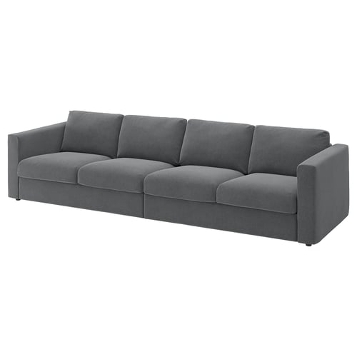 VIMLE 4er-Sofa, Johanneshov dunkelgrau