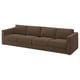 VIMLE 4er-Sofa, Mosshed dunkelbraun
