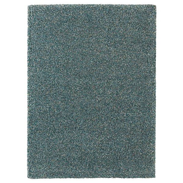 Vindum Teppich Langflor Blau Blaugrun Ikea Osterreich