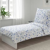VINTERIBERIS Bettwäsche-Set, 2-teilig, bunt/blau, 140x200/70x90 cm