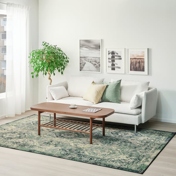 vonsbak teppich kurzflor grun online oder im einrichtungshaus kaufen ikea osterreich