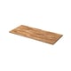 Option: VRENA Arbeitsplatte aus Holz, naturfarben, Eichenfurnier, rechteckige Form, glatte Kante.