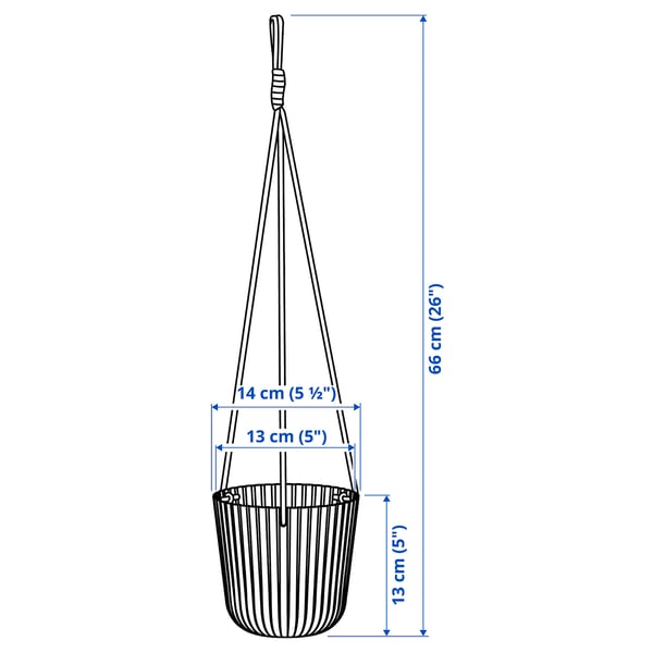 Illustration with measurements for the product: ÄPPELROS.