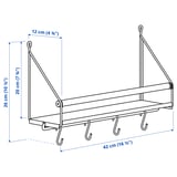 Illustration with measurements for the product: ÅKERBRUK.