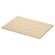 Option: ÅLSKEN bamboo countertop, natural color, rectangular shape, smooth surface.