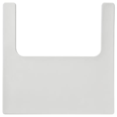 White silicone mat, simple design.