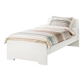 ASKVOLL Bed frame, white/Leirsund, 90x200 cm