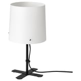 A white BARLAST table lamp with a black base and cord, featuring a simple, modern design.