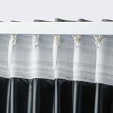 BENGTA Block-out curtain, 1 length, light green/with heading tape, 210x300 cm