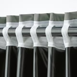 BENGTA Block-out curtain, 1 length, light green/with heading tape, 210x300 cm