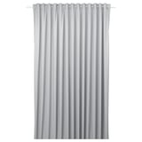 BENGTA Block-out curtain, 1 length, light grey/with heading tape, 210x300 cm