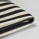 Black and white striped fabric folded, showcasing clean lines and vibrant contrast.