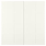 BERGSBO white sliding door, minimalist design, fiberboard & paper foil, soft-close mechanism.