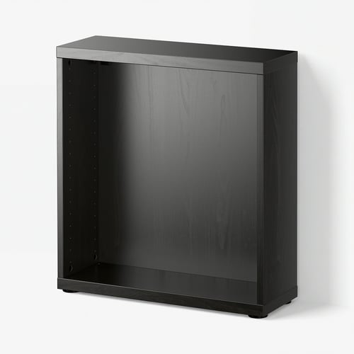 BESTÅ Frame, black-brown, 60x20x64 cm