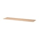 Option: BESTÅ floating shelf, oak veneer, rectangular, minimalist design.