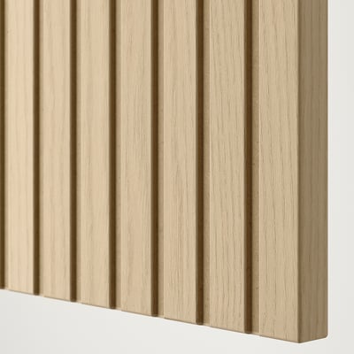 BJÖRKÖVIKEN Door, ash veneer, 60x64 cm