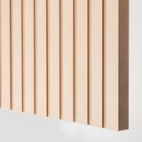 Light birch wood panel, smooth finish, clean lines.