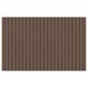Dark oak vertical stripe panel, warm and natural.