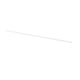 BOAXEL white mounting rail, straight steel bar for wall storage.