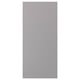 A grey BODBYN cabinet front. Its rectangular, made of fibreboard with acrylic paint, giving a smooth, clean look.