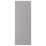 BODBYN door, grey, rectangular, smooth, wooden with bevelled panels.