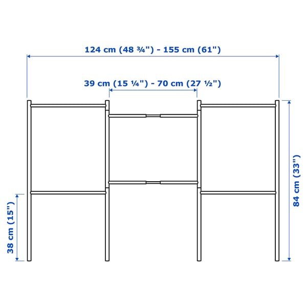 Illustration with measurements for the product: BROGRUND.