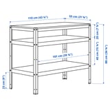Illustration with measurements for the product: BROR.
