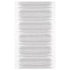 CEDERTUJA white panel curtain. Made from 100% recycled polyester. Vertical stripes, ideal for layered window solutions.