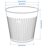 Illustration with measurements for the product: CITRONMELISS.
