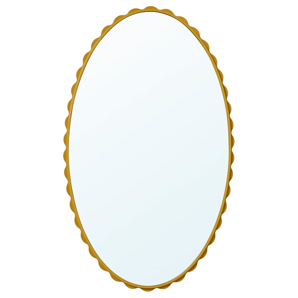 DAGGKAPRIFOL Mirror, dark yellow, 60x100 cm