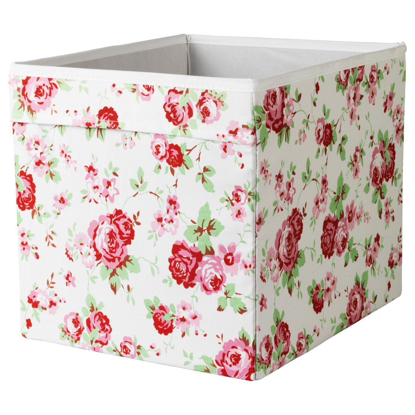DRÖNA box, floral patterned, 33x38x33 cm - IKEA Austria