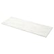 EKBACKEN white marble-look rectangular kitchen worktop.