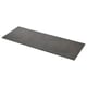 Flat, rectangular EKBACKEN dark gray worktop made of laminate and particleboard, ideal for modern kitchens.