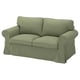 EKTORP 2-seat sofa, Naggen grey-green