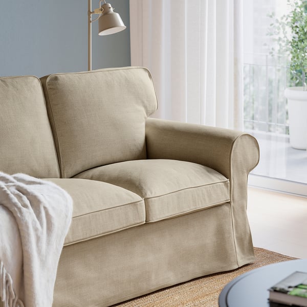 EKTORP 3-seat sofa, Hemmesta light beige