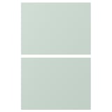 ENHET furniture: pale green, rectangular, smooth surface, 10-year guarantee.
