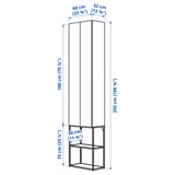 Illustration with measurements for the product: ENHET.