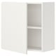 Option: ENHET white wall cabinet with single shelf, minimalist design.