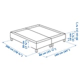 Illustration with measurements for the product: ESPEVÄR.