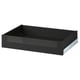 Option: KNIVSHULT dark gray drawer, sleek design, smooth close, particleboard & steel construction.