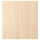 Option: A FÄNRIK cabinet door in light ash wood color, featuring a hard-wearing melamine surface.