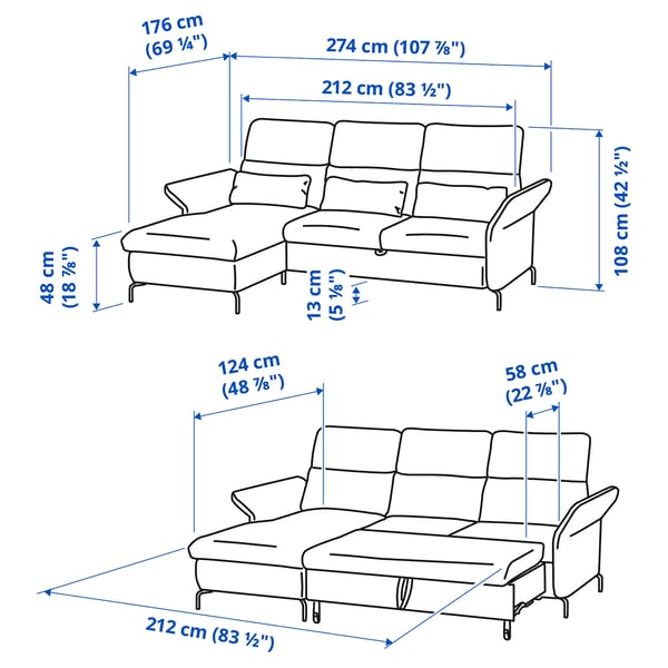 Illustration with measurements for the product: FAMMARP.