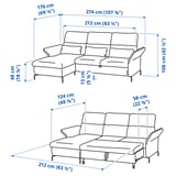 Illustration with measurements for the product: FAMMARP.