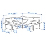Illustration with measurements for the product: FAMMARP.