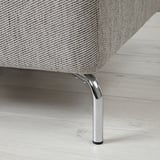 Modern sofa leg, polished chrome, sleek design, solid construction, part of FAMMARP series.