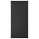 Black kitchen cover panel, foiled recycled plastic, rectangle, modern design.