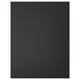FÖRBÄTTRA black kitchen panel, square, matt finish, recycled materials.