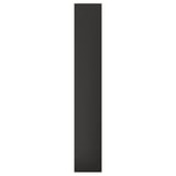 Black rectangular panel, part of FÖRBÄTTRA kitchen series, made of recycled wood and plastic, giving a sleek, modern finish.