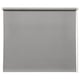 Option: Grey FRIDANS roller blind, cordless, made from recycled pet bottles, blocks light and offers privacy.