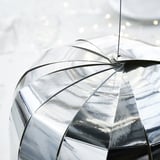 Silver disco ball, shimmering, high-quality reflective panels & sturdy wires. Part of the FRÖJDA collection.